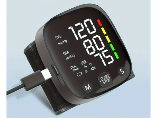 LED Rechargeable Wrist Blood Pressure Monitor